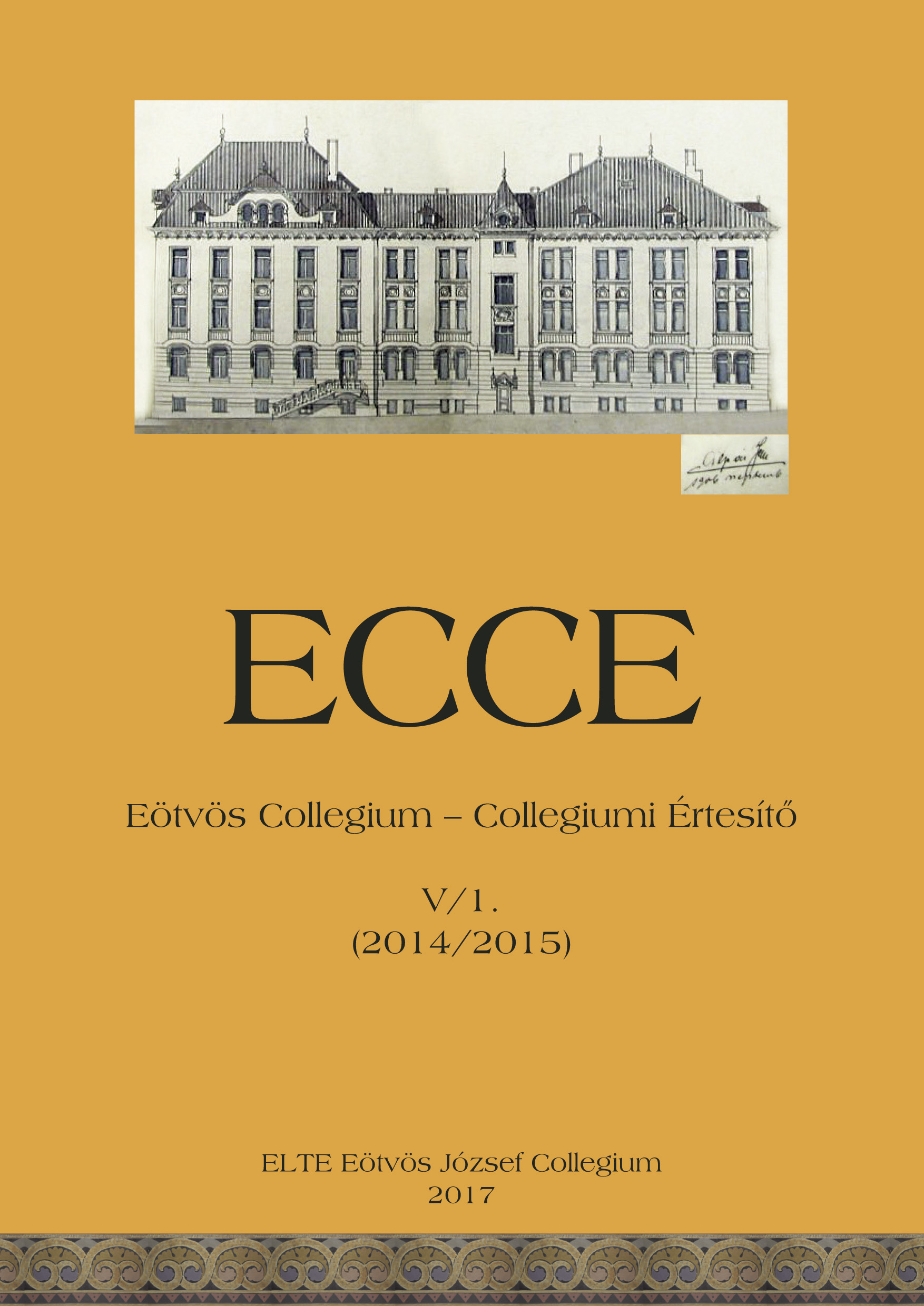 ECCE kötet V/1.